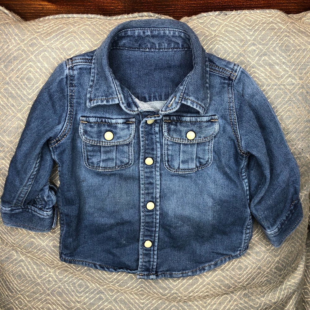 Baby Gap Long Sleeve Denim Shirt